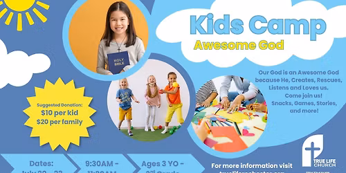 Awesome God - Kids Camp at True Life Church