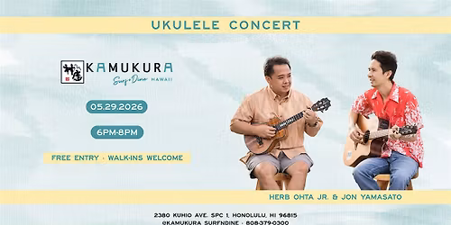 Ukulele Concert @ Kamukura Surf + Dine