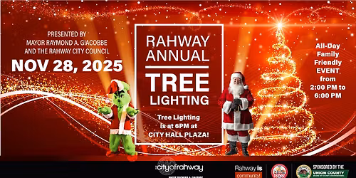 Rahway Annual Tree Lighting 2025!