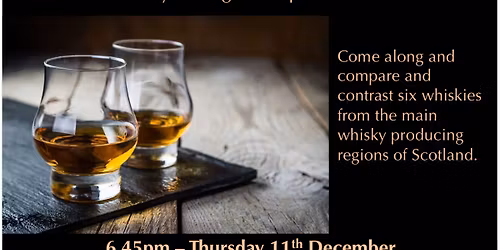 Whiskey Tasting - St Andrew\u2019s Day