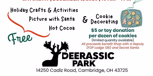 Deerassic's Cookies with Santa!
