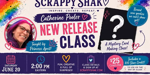 Catherine Pooler New Release Mystery Card Class