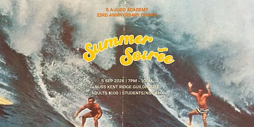S A Judo Academy 23rd Anniversary Dinner