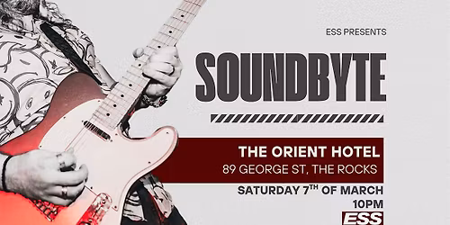 Soundbyte at The Orient Hotel