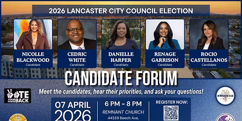 Lancaster City Council Candidate Forum