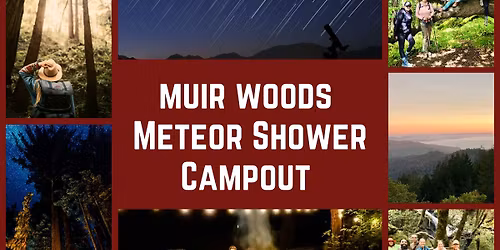 Meteor Shower Muir Redwoods Campout