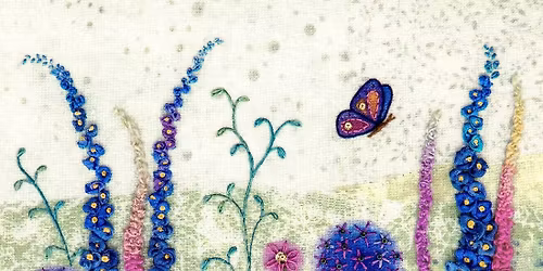 Embroidery Workshop - Beaks & Bobbins Cottage Garden, Ilkley