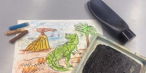 Art for All: Dino Drawing and Printing (6yrs+)