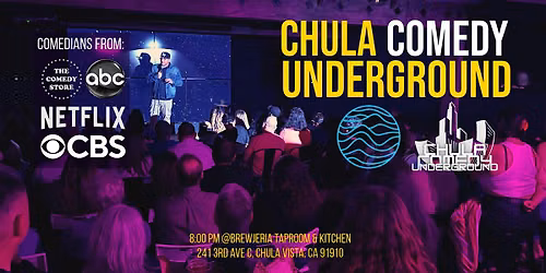 Chula Vista Comedy Underground under 3rd Avenue