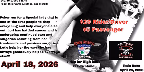 Poker Run For Lori Kennedy