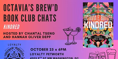 Octavia's Brew'd Book Club Chats Kindred