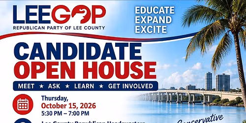 Lee GOP Republican Candidate Open House
