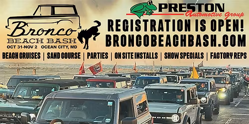 Bronco Beach Bash OCMD 2025