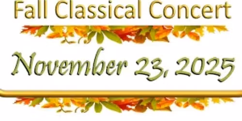 Lake County Symphony Fall Classical Favorites - Live in Lakeport!