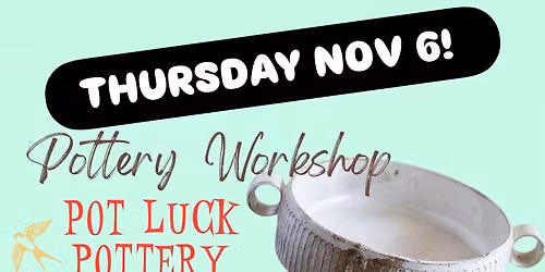 Pottery Serving Dish Workshop
