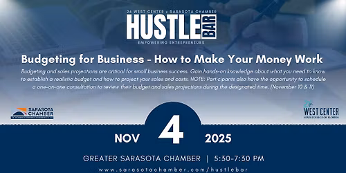 Hustle Bar: Budgeting for Business - How to Make Your Money Work