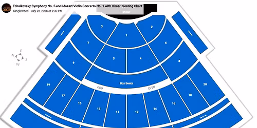 Tchaikovsky Symphony No. 5 and Mozart Violin Concerto No. 1 with Himari at Koussevitzky Music Shed at Tanglewood