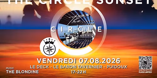 THE CIRCLE SUNSET \/ LE DECK (Baron Tavernier)