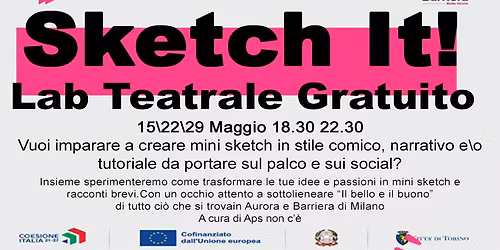 Sketch it! Lab Teatrale Gratuito
