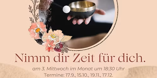 Meditationsabend "Nimm dir Zeit f\u00fcr dich"