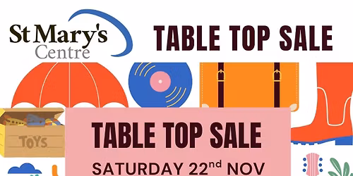 St Mary's Centre Table-top Sale