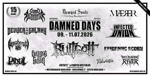 Damned Days 2026 - 15. Jubil\u00e4um