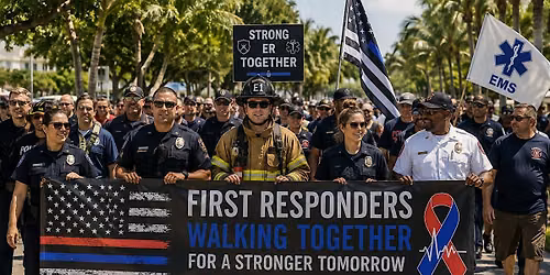 First Responder 1.5 mile Suicide  Awareness Walk