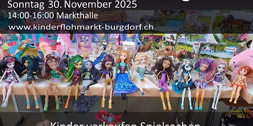 KINDERFLOHMARKT BURGDORF 2025 \u2013 SONNTAG 30. NOVEMBER