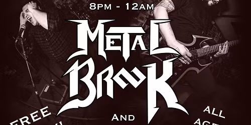 MetalBrook & Garden of Darkness at Cuda\u2019s Bar & Grill!