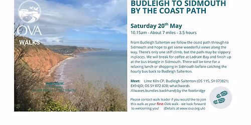 OVA Walk: Budleigh to Sidmouth by the Coast Path