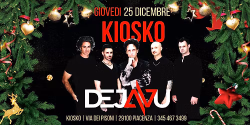 Natale al kiosko con i Dejavu