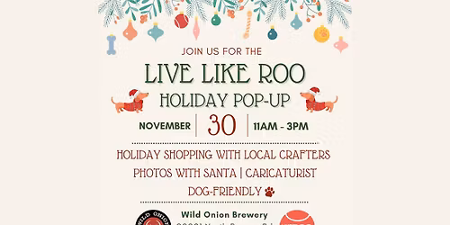 Live Like Roo Holiday Pop-Up