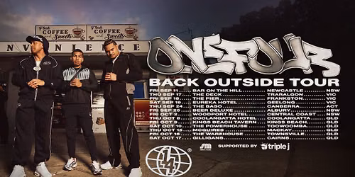ONEFOUR - BACK OUTSIDE TOUR | CAIRNS, QLD [18+]