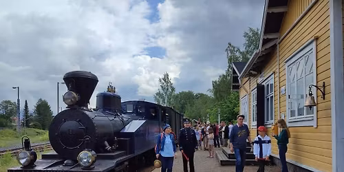 Juhlajuna Humppilaan Turku-Toijala -radan 150 vuotisjuhliin