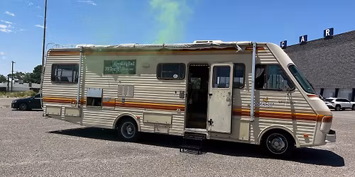 Albuquerque Comic Con \u201cThe Reel Breaking Bad RV\u201d Gutted set dressed Lab, & Walter Whites Aztek