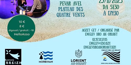 Pezh c'hoari e brezhoneg : "Traezh Gwaremm" get Tro Didro / Pièce de théâtre en breton 