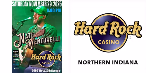 Nate Venturelli at Hardrock Casino Northern Indiana