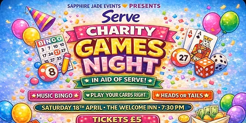 Charity Games Night In Aid Of Serve 