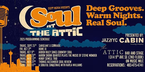 Soul at the Attic Presents: Thomas Alexander's Soul Review