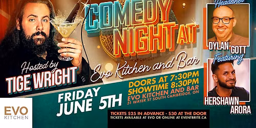 Comedy Night at EVO Kitchen and Bar!