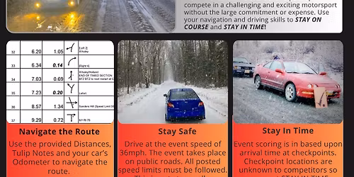 December Dash Novice Training\/Tune-Up TSD RoadRally