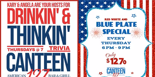 TRIVIA NIGHT with $12.7 Dinner Special