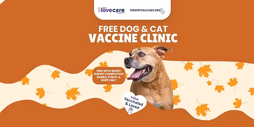 Free Dog & Cat Vaccine Clinic