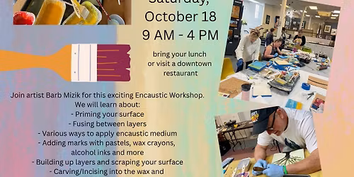 Encaustic Workshop with Barb MIzik