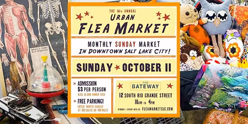 Urban Flea Market: Sunday, October 11