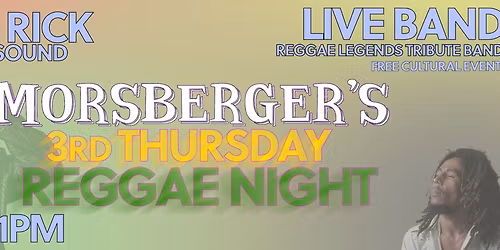 3rd Thursday Reggae Night! 