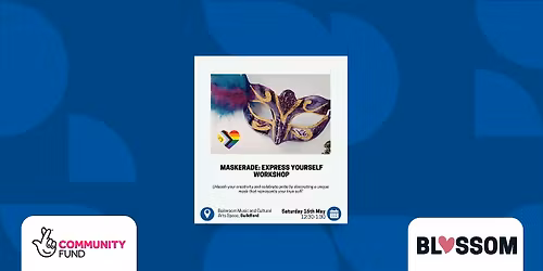 FREE LGBT+ Workshop (ages 18-30) - Mask-erade: Express Yourself!