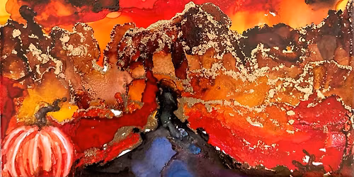 Fall Alcohol Ink Workshop with Artist Janet Blumenthal