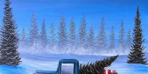 Happily Painted - Christmas Truck