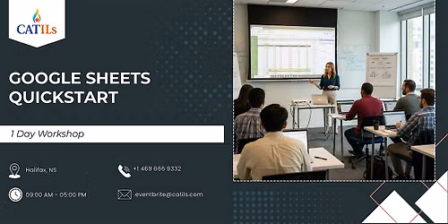 Google Sheets QuickStart: 1 Day Workshop in Halifax